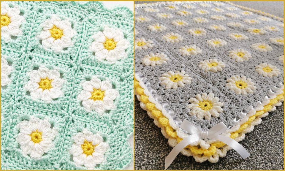 Free Patterns Timeless Daisy Blanket Crochet Step By Step