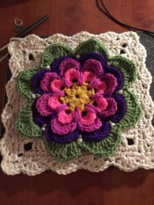 Read more about the article Spring Blossom 8″ Granny Square