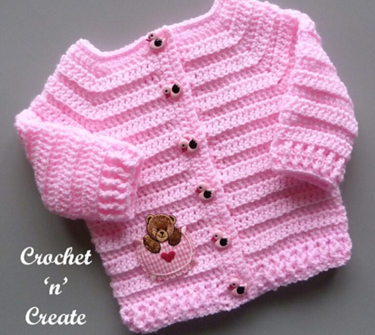 Adorable Baby Set Free Crochet Patterns - CROCHET STEP BY STEP