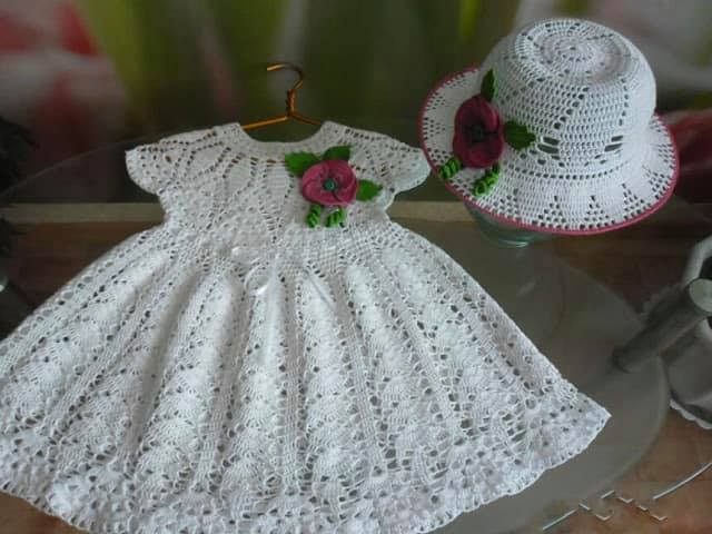 Dress Baby – Set with hat