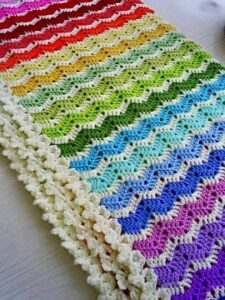 Read more about the article Crochet Blanket Zig Zag Point