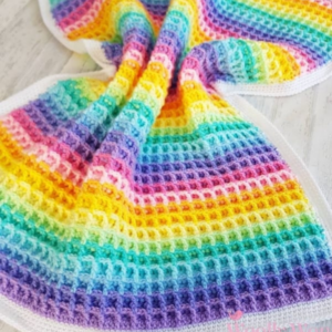 Read more about the article Waffle Stitch Crochet Tutorial