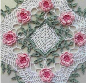 Read more about the article Blue Rose Doily