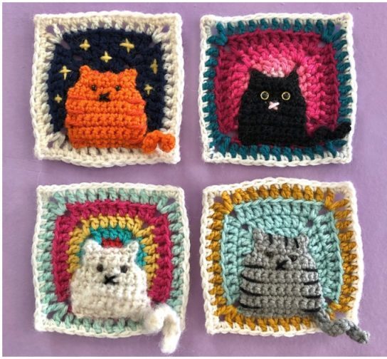 Crochet Cat Blanket Ideas and Free Patterns CROCHET STEP BY STEP