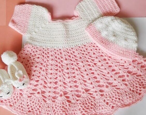 Baby Dress and Booties