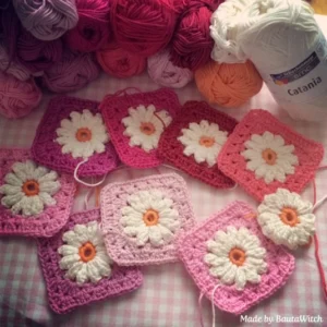 Read more about the article Crochet Daisy Squares