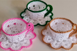 Read more about the article CROCHET TEA CUP TO USE AS DECOR