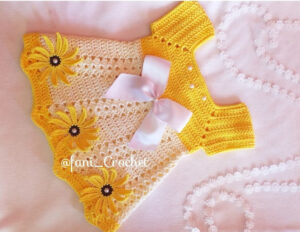 Read more about the article VESTIDO PARA NIÑA TEJIDO A CROCHET