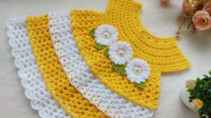 Read more about the article VESTIDO PARA NIÑA TEJIDO A CROCHET