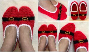 Read more about the article Quick Christmas Santa Slippers