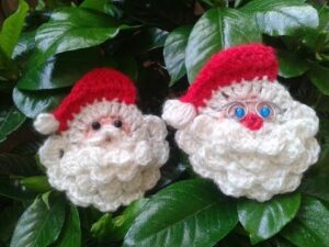 Read more about the article Cara feliz de Papá Noel en crochet